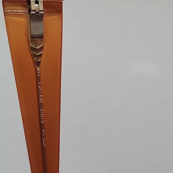 Prada Womens Designer Eyeglasses VBR 10F Black Italy Vintage - Picture 6 of 7